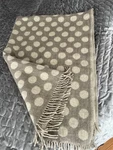 Ikea Ravaror Throw Blanket 100% Wool Spotted 59X79" Cozy Minimalist Nordic. Fixed Price $45.00.