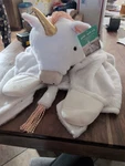 Pillowfort Unicorn Hooded Blanket With Hand Pockets White - 40 X 50 Inches. Fixed Price $20.99.