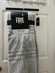 Frye Faux Fur Carved Plaid Grey Throw Blanket Oversized Soft 50IN 70IN *new. Fixed Price $59.00.