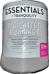 Essentials By Tranquility Weighted Blanket 48 In X 72 12 Lb Gray. Fixed Price $19.99.