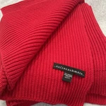 Sofia Cashmere 100% Throw Blanket Reversible Thick Rib Knit Red 52 X 64. Fixed Price $90.00.