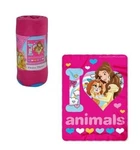 Disney Princess Palace Pets Fleece Throw Blanket 45" X 60" "i Love Animals" Warm. Fixed Price $19.95.
