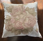 Eastern Accents Hand Crafted Painted Rose Velvet Down Throw Pillow 21 X. Fixed Price $35.99.