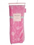 Juicy Couture Oversized Plush Throw Blanket 60X70 Pink Strawberry Nwt. Fixed Price $55.00.