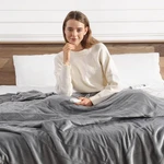 King Size Electric Heated Blanket 100X90 Ultra Soft 5 Levels 10H Timer Mach. Fixed Price $78.81.