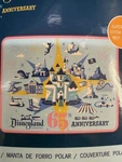 Disneyland Resort Sleeping Beauty Castle California Adventure 65TH Fleece Throw. Fixed Price $45.00.
