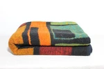 Vintage Biederlack Blanket Abstract Color Fields 76X56" Geometric Shapes. Fixed Price $129.00.