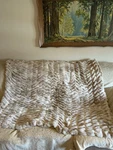 Better Homes & Gardens Tan Bubble Faux Fur Ultra Soft Luxury Throw Sofa Blanket. Fixed Price $19.99.