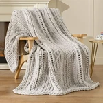 Esterra Chunky Knit Blanket Throw 50"X60", 100% 50X60 Inches, 05 - Light Gray. Fixed Price $57.99.
