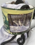 American Heritage Collection Blanket Throw Royal Plush Wolf Pack Jack Paluh. Fixed Price $26.04.