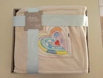 Pavilion The Comfort Mia Multi Heart Royal Plush Blanket Throw 60 X 50. Fixed Price $89.95.