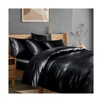 Manyshofu 6PCS Black Satin Duvet Cover Set Fitted Sheet Silky C... Usa Fast Ship. Fixed Price $50.34.