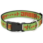 Plastic Clip Collar Star Wars Jabba The Hutt Text And Characters Green/orange Na. Fixed Price $24.36.