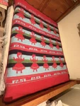 Profitex Alpaca Wool Blend Blanket Throw 62X83 Peru Dancer Motif Reversible Rare. Fixed Price $228.88.