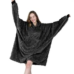 Mizzeo Microfiber Wearable Blanket, Oversized Light Adult, Grey. Fixed Price $28.99.