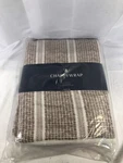 Chappywrap Market Stripe Sepia Reversible Blanket 60X80" 58% Cotton. Fixed Price $100.00.