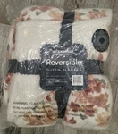 Berkshire Blanket & Home Co. Reversible Queen - Coral Floral 94'X90' Nwt. Fixed Price $24.96.