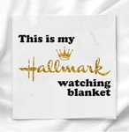 Hallmark Channel Watching Blanket Fabric Panel For Quilting Crafting Sewing Wbhc. Fixed Price $10.00.