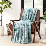 New $53 Chanasya Premium Wolf Faux Fur Throw Blanket 50X65 Teal/cream Minky Soft. Fixed Price $26.99.