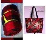 American Eagle Aeo Fleece Throw Blanket Plaid Super Soft 50 X 60 Free Bag. Fixed Price $17.95.