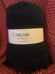 Sand Cloud Lara Solid Black Party Blanket X 90", Brand New!. Fixed Price $120.00.