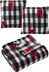 Morgan Home Holiday Prints 3 Pack Decorative Pillows & Throw. Fixed Price $10.00.