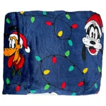 Big One Oversized Plush Mickey Mouse Friends Christmas Throw Blanket, 5'X6' Blue. Fixed Price $34.88.