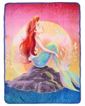 Disney The Little Mermaid Ariel Sunset Dreams Princess Throw Blanket 46" X 60". Fixed Price $29.99.