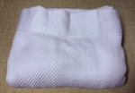 Threadmill Home Linen Blanket Lilac Queen Textured Herringbone Coverlet. Fixed Price $29.99.