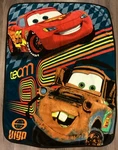 Disney Cars 2011 Team 95 Fleece Throw Blanket Lightning Mcqueen Tow Mater Euc. Fixed Price $25.00.