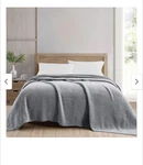 Jennifer Adams Blanket Gray Grey Marshmallow Lightweight Easy Care 450 Gsm. Fixed Price $69.99.