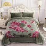 Korean Mink King Size, 2 Ply 10 Pounds Plush Fleece Bed Blanket-soft,. Fixed Price $99.14.