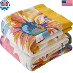 Phuryllic Boho Throw Blanket Full Size Extra Large Soft Cozy Cotton Muslin. Fixed Price $96.30.
