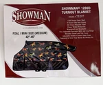 Showman 1200D Turnout Blanket Foal / Mini 42 -46 Med Galloping Horses Print New. Fixed Price $29.99.