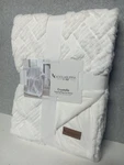 Koolaburra By Ugg Crystelle Textured Faux Fur Throw 50" 70" White. Fixed Price $49.50.