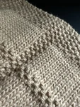Nicole Miller Artelier Light Brown Beige Woven Knit Crochet Soft Throw Blanket. Fixed Price $29.00.