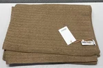 Quince Cable Knit Cashmere Throw Teak 50" X 70". Fixed Price $119.98.