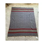 Pendleton Yakima Camp Blanket Twin Size Bed Wool Cotton Mineral Umber Nwt Usa. Fixed Price $110.00.