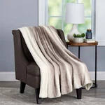 Somerset Home Faux Rabbit Fur And Sherpa Throw Blanket For Adult - 60 X70 Soft. Fixed Price $49.72.