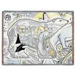 New Large Polar Bear Northwest Woven Cotton Afghan Throw Blanket Arctic Animal. Fixed Price $44.11.