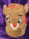 Dept 56 Throw Blanket Rudolph The Red Nosed Reindeer Plush Christmas Sea World. Fixed Price $29.99.