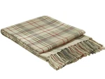 New Farmhouse Gray Gentry Woven Throw Blanket Cream Red Beige Park Des 50" X 60". Fixed Price $35.47.