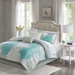 Madison Park Essentials Maible 9-PIECE Cozy Bed In Bag Set With Floral Damask. Fixed Price $142.99.