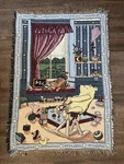 Vintage Classic Disney Winnie The Pooh Tapestry Throw Blanket Fringe 45X67 Woven. Fixed Price $32.50.