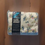 Vtg Fieldcrest Floral Harvest Blanket 72X90 Twin Full Blue Satin Trim Nos Sealed. Fixed Price $47.99.