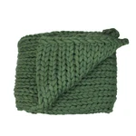 Northlight Hunter Green Cable Knit Plush Throw Blanket 60" X 50". Fixed Price $140.49.