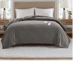 Premier Comfort Heated Textured Fleece Electric Heating Blanket Queen Charcoal. Fixed Price $64.99.