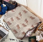 Tiger Pattern Woven Throw Blanket 51X71 In Jungle Animal Decor. Fixed Price $39.90.