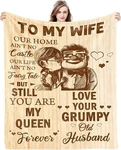 To My Wife Throw / Travel Blanket, Microfiber Fleece, Great Mother's Day Gift. Fixed Price $15.29.