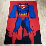 Northwest Superman Dc Comics Robe Blanket Snuggie Funny Fleece 72" X 48" Euc. Fixed Price $26.99.